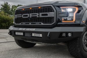 Ford Raptor Bumper - Front - Road Armor - Stealth Non-Winch - Tex Blk - `17-`20